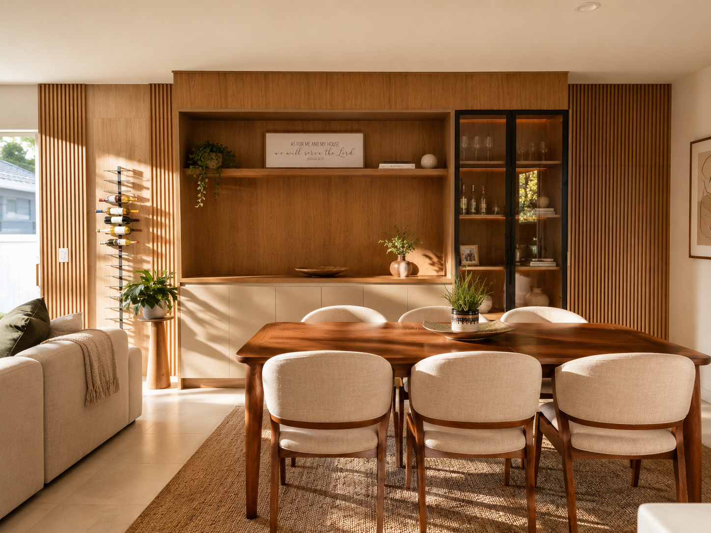 Glass cabinet and kitchen display system